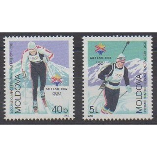 Moldova - 2002 - Nb 365/366 - Winter Olympics