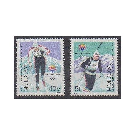 Moldova - 2002 - Nb 365/366 - Winter Olympics