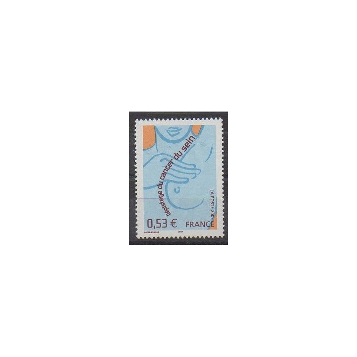 France - Poste - 2005 - No 3836 - Santé ou Croix-Rouge
