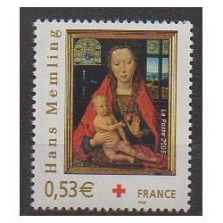 France - Poste - 2005 - No 3840 - Santé ou Croix-Rouge - Peinture