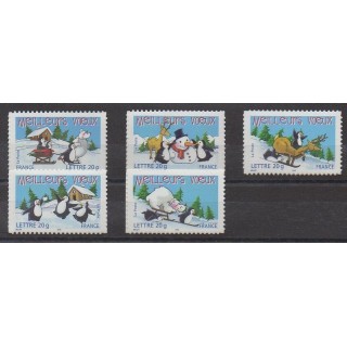 France - Autoadhésifs - 2005 - No 3853/3857