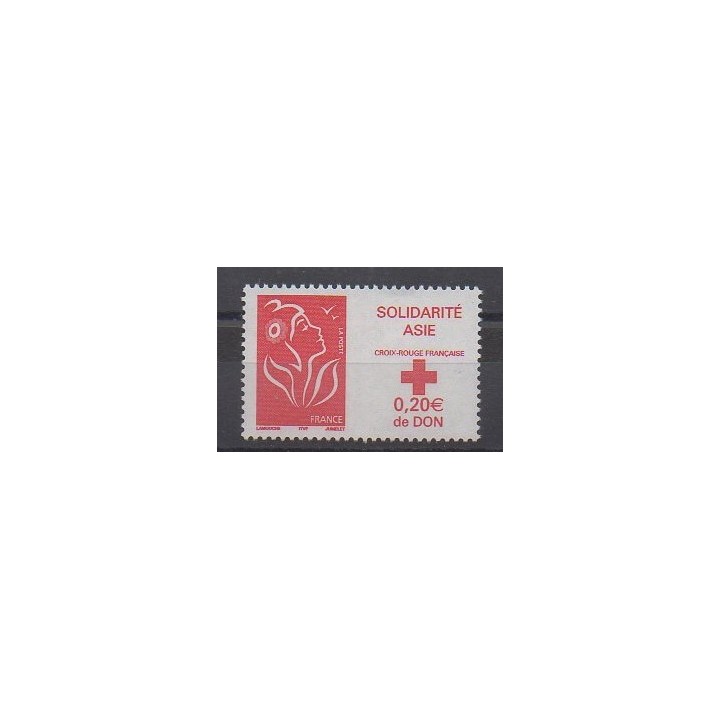 France - Poste - 2005 - No 3745 - Santé ou Croix-Rouge