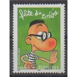 France - Poste - 2005 - Nb 3752 - Cartoons - Comics - Philately