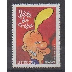 France - Poste - 2005 - Nb 3751a - Cartoons - Comics - Philately