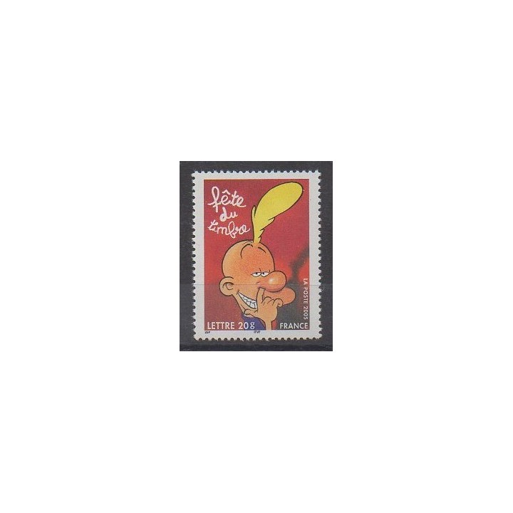 France - Poste - 2005 - Nb 3751a - Cartoons - Comics - Philately