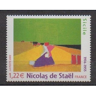 France - Poste - 2005 - No 3762 - Peinture