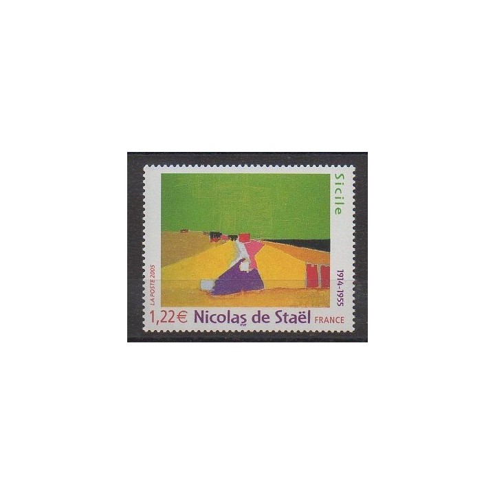 France - Poste - 2005 - No 3762 - Peinture