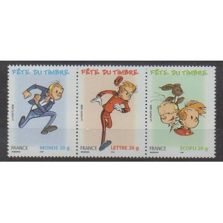 France - Poste - 2006 - No 3877a/3878/3879 - Dessins Animés - BD - Philatélie
