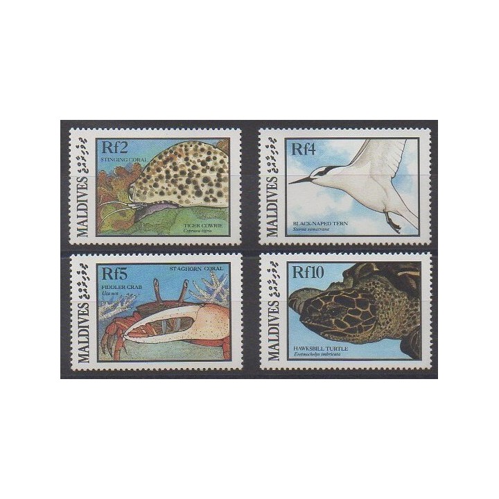 Maldives - 1986 - Nb 1098/1101 - Animals