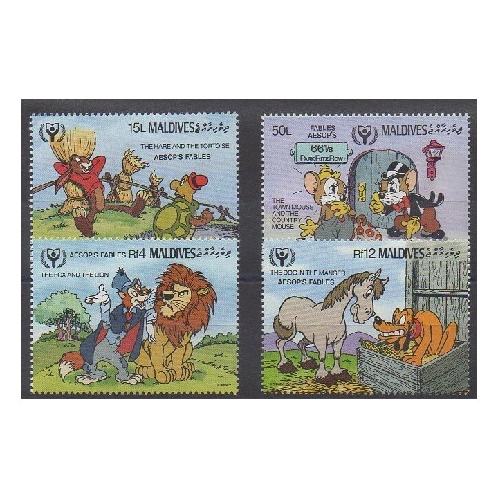 Maldives - 1990 - No 1293/1296 - Walt Disney