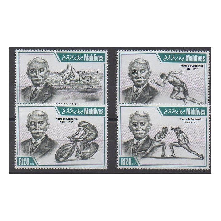 Maldives - 2013 - No 4151/4154 - Jeux Olympiques d'été