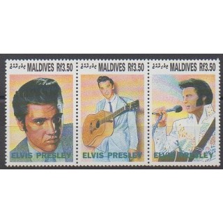 Maldives - 1992 - No 1563/1565 - Musique