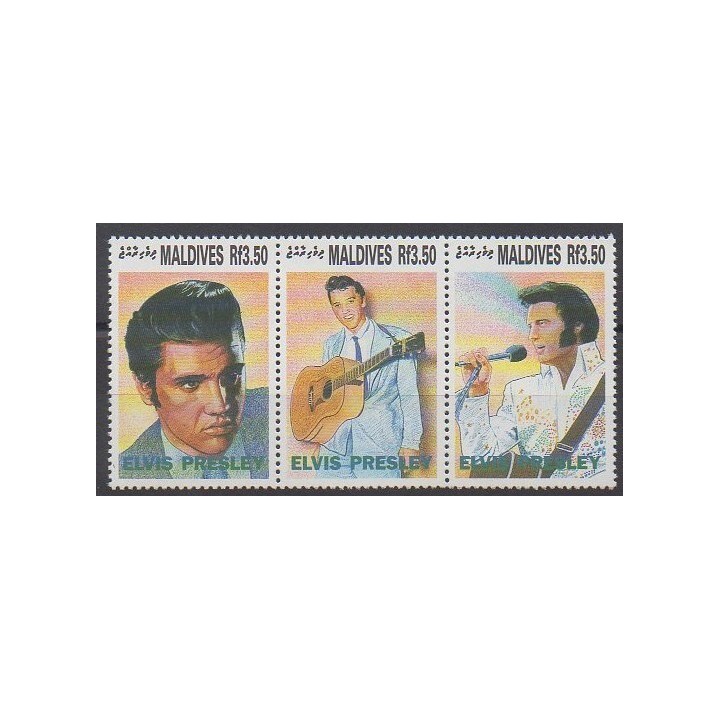 Maldives - 1992 - No 1563/1565 - Musique