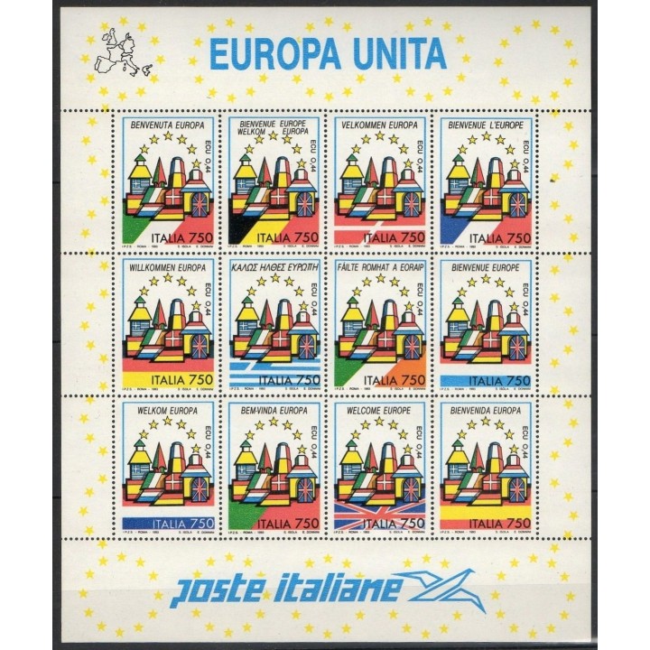 Timbres  - Italie - 1993 - No 1987/1998