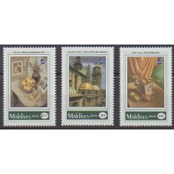 Maldives - 1993 - No 1681/1683 - Peinture - Philatélie