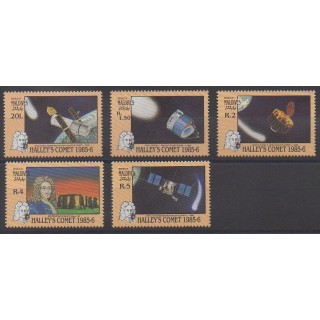 Maldives - 1986 - No 1050/1054 - Astronomie