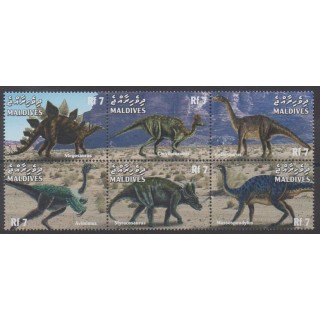 Maldives - 1999 - No 2799/2804 - Animaux préhistoriques