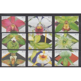 Maldives - 1995 - No 2076/2084 - Orchidées