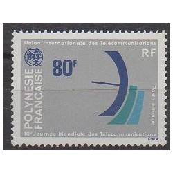 Polynesia - Airmail - 1978 - Nb PA136 - Telecommunications