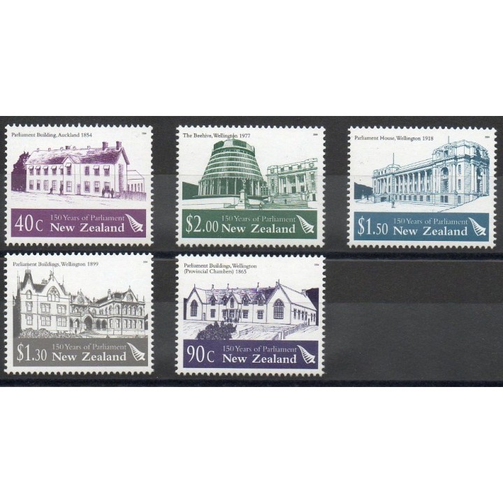 Stamps - Theme monuments - New Zealand - 2004- Nb 2067/2071