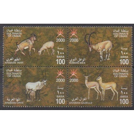 Oman - 2000 - Nb 453/456 - Mamals