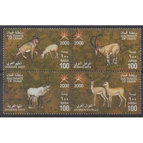 Oman - 2000 - No 453/456 - Mammifères