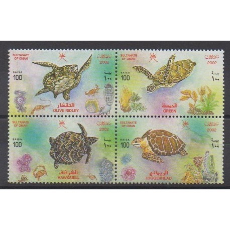 Oman - 2002 - Nb 487/490 - Reptils