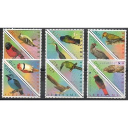Surinam - 2001- No 1580/1589 - PA 110/PA111 - Oiseaux