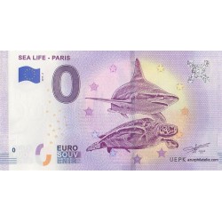 Euro banknote memory - 77 - Sea Life - Paris - 2019-2