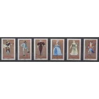 France - Poste - 2006 - Nb 3917/3922 - Costumes - Uniforms - Fashion - Music