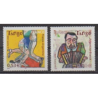 France - Poste - 2006 - No 3932/3933 - Peinture - Musique