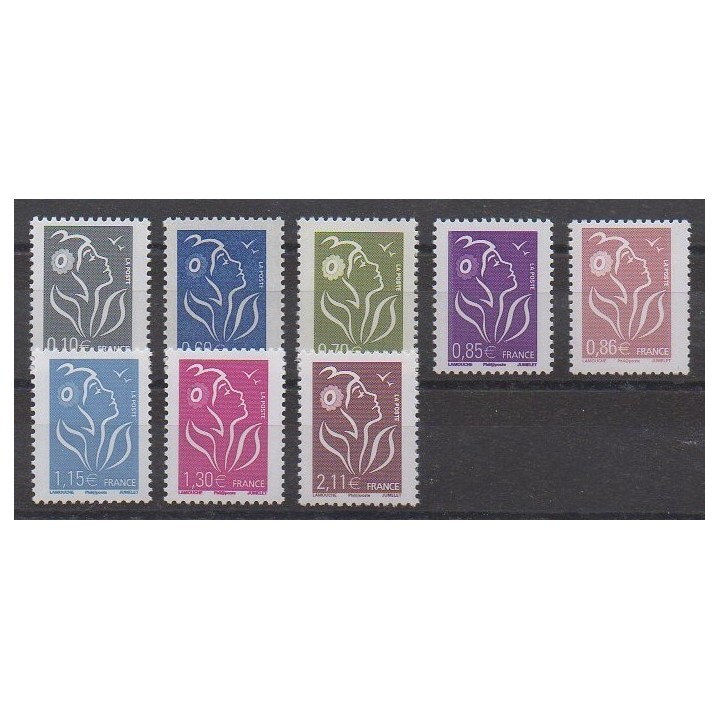 France - Poste - 2006 - No 3965/3972