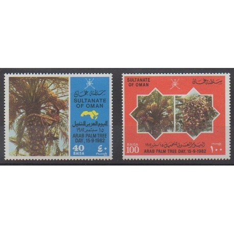 Oman - 1982 - No 224/225 - Arbres