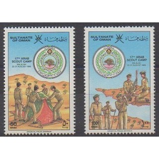 Oman - 1986 - No 279/280 - Scoutisme