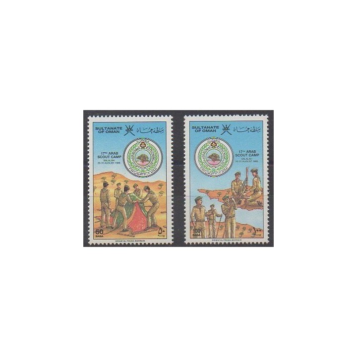 Oman - 1986 - No 279/280 - Scoutisme