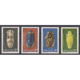 Féroé (Iles) - 1995 - No 268/271 - Insectes