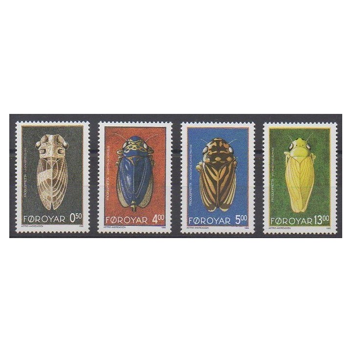 Féroé (Iles) - 1995 - No 268/271 - Insectes