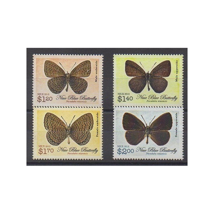 Niue - 2013 - No 954/957 - Insectes