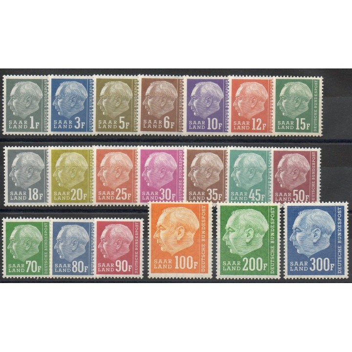 Timbres  - Sarre - 1957 - No 391/410