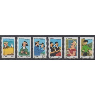 France - Poste - 2007 - No 4051/4056 - Dessins Animés - BD