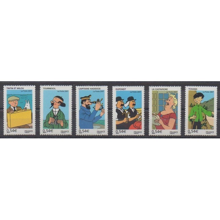 France - Poste - 2007 - Nb 4051/4056 - Cartoons - Comics
