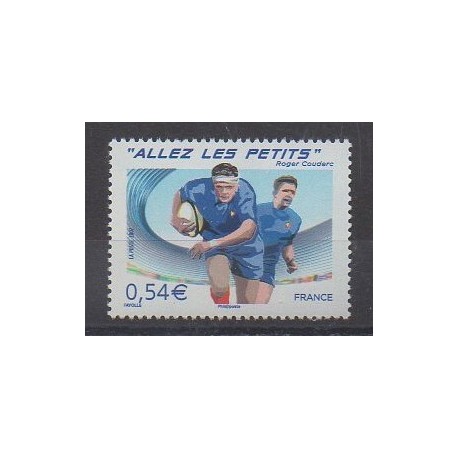 Timbres Neufs et Authentiques France 2007 Collection No 4032 par des Livres Express Rugby 