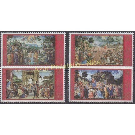 Vatican - 2000 - No 1220/1223 - Peinture