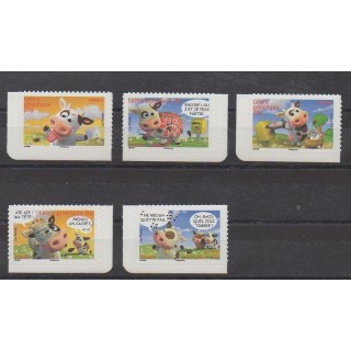 France - Autoadhésifs - 2007 - No 4089/4093 - Dessins Animés - BD