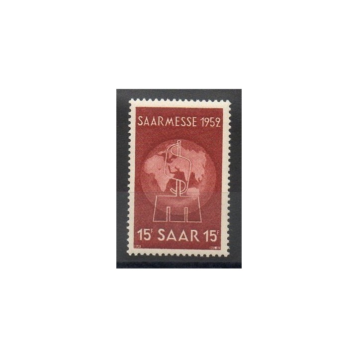 Timbres  - Sarre - 1952 - No 304
