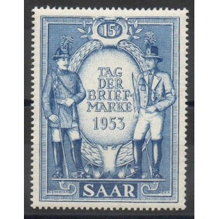 Timbres  - Sarre - 1953 - No 321