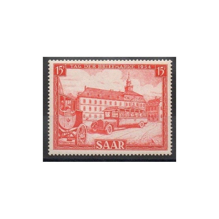 Timbres  - Sarre - 1954 - No 329