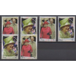 Niue - 2007 - No 878/883 - Royauté - Principauté