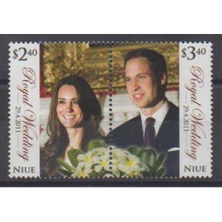 Niue - 2011 - No 931/932 - Royauté - Principauté