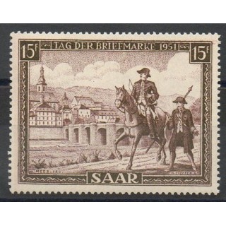 Timbres  - Sarre - 1951 - No 291